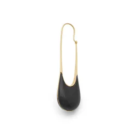 Single Ionic Mpingo Earring