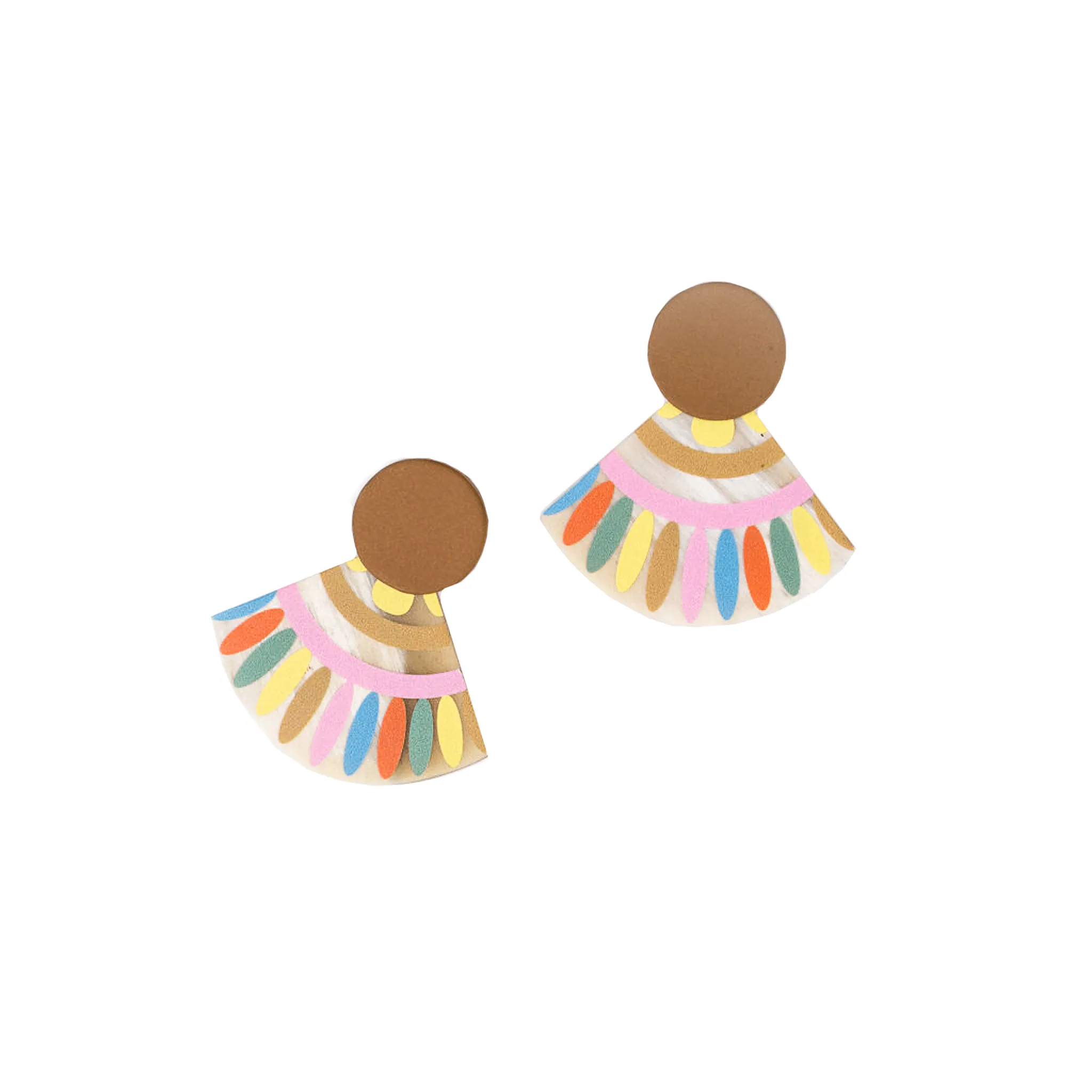 Spanish Sunset Tile Earrings