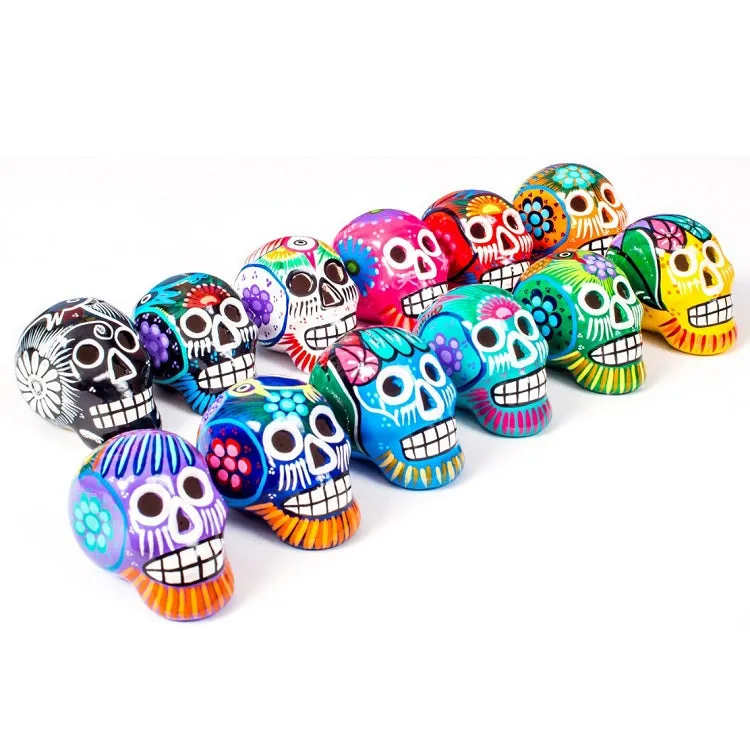 Sugar Skull Ornaments 16 Colour Collection