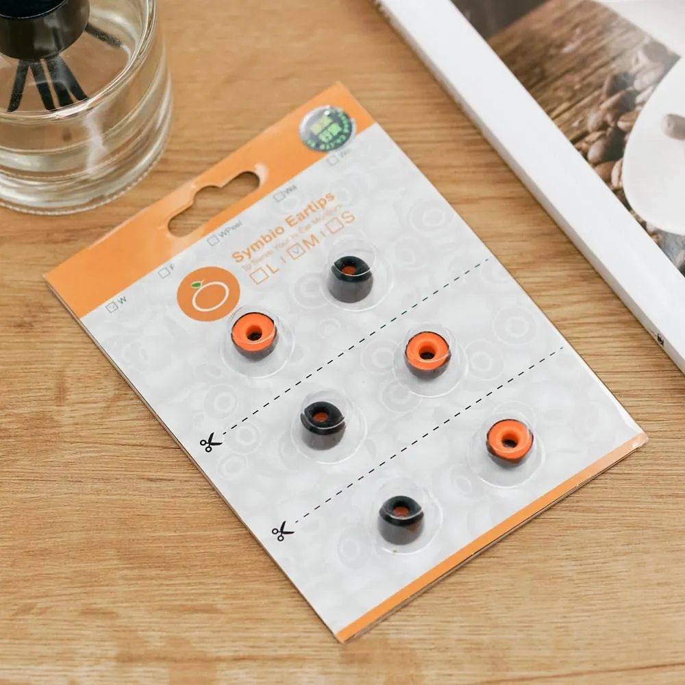 Symbio W / Wn / Wa / W Peel Memory Foam Silicone Eartips for 2.0-6.5mm nozzle