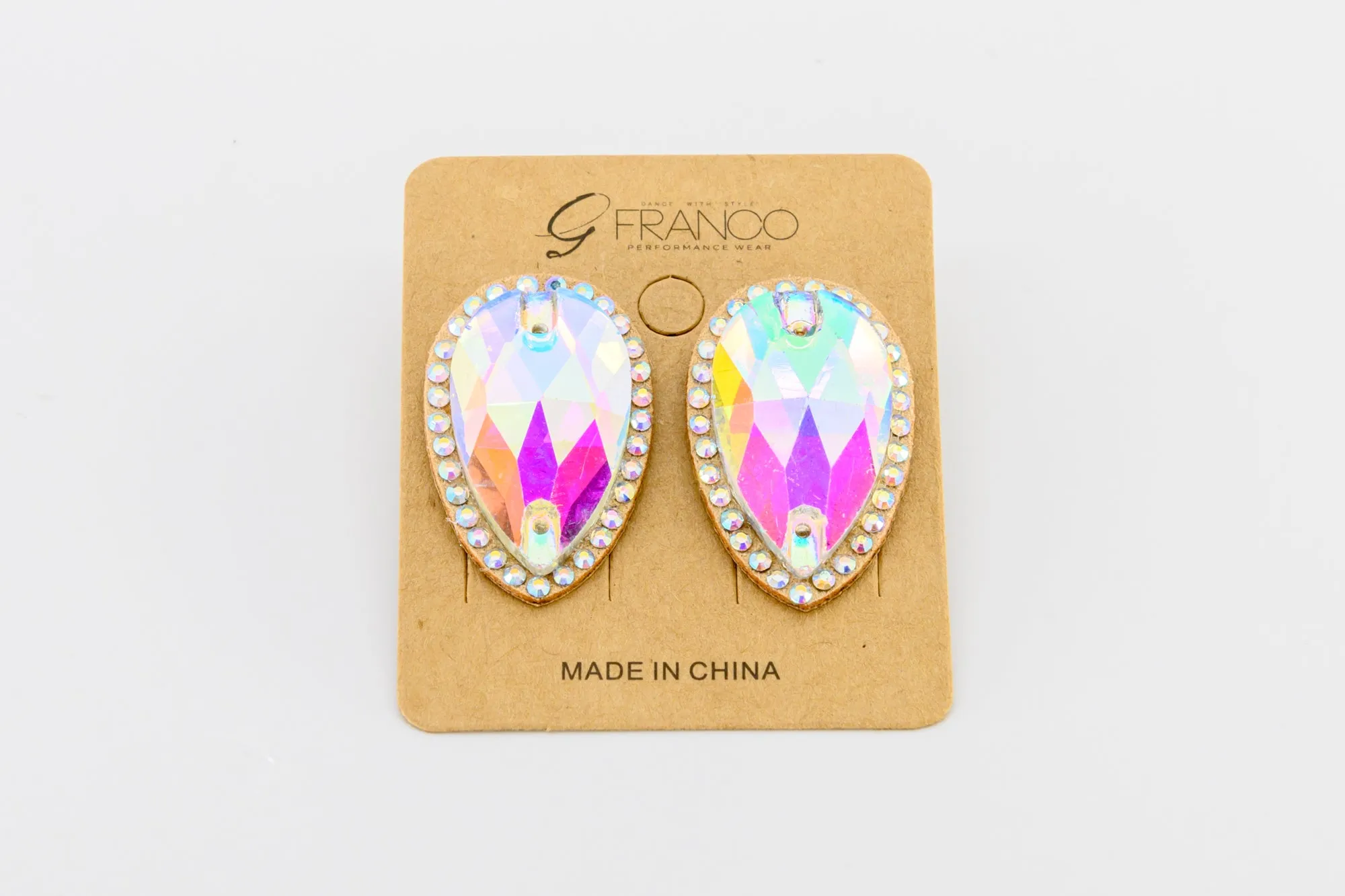 Teardrop - Rhinestone Earring (4000)