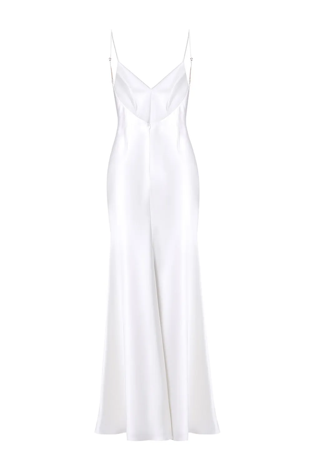 Terrin Silk Wedding Dress With Open Back