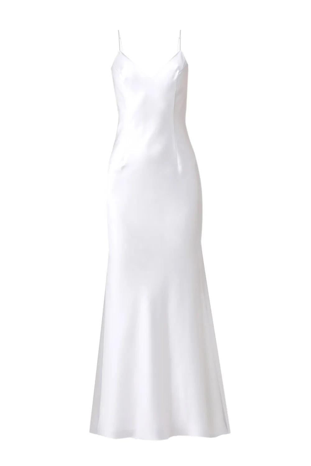 Terrin Silk Wedding Dress With Open Back