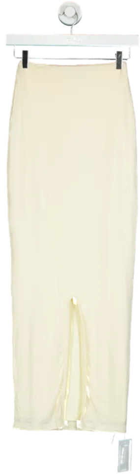 That’s So Fetch Cream Midi Skirt UK 4