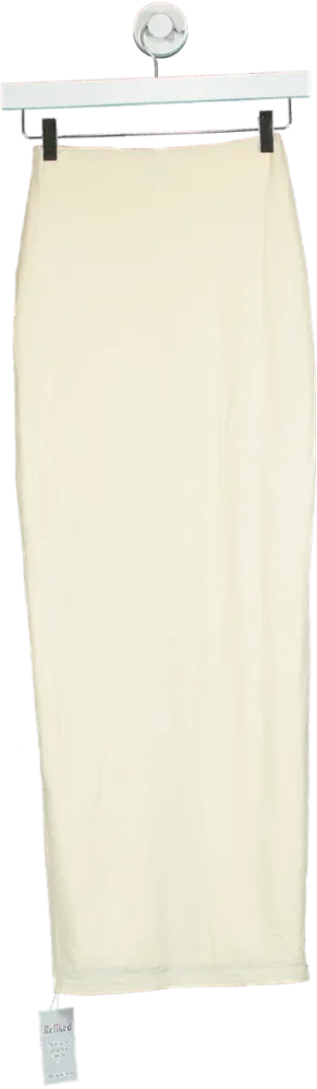 That’s So Fetch Cream Midi Skirt UK 4