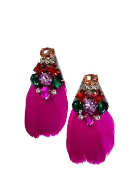 The Holiday Exclusive Feather Bling Earring Collection