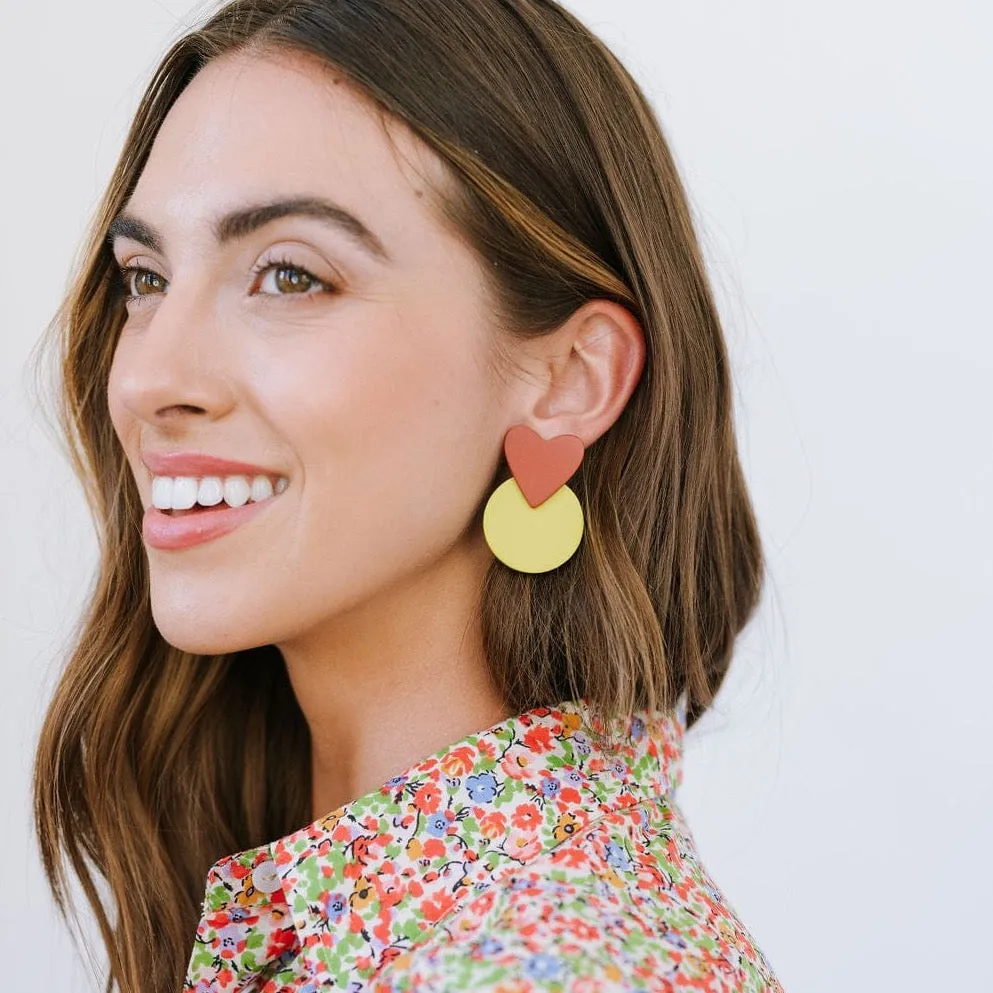 Tienda Apple Heart Earrings