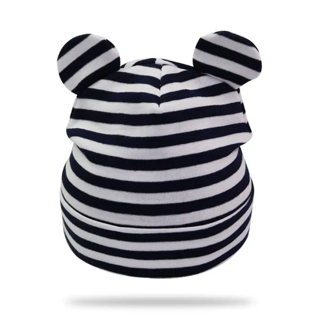 Toddler Cartoon Cotton Hat With Ear