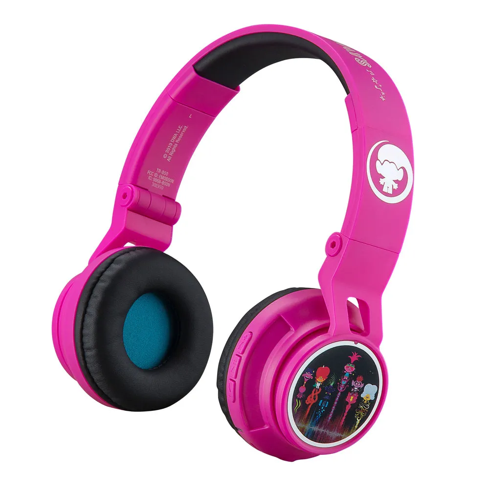 Trolls World Tour Bluetooth Headphones for Kids