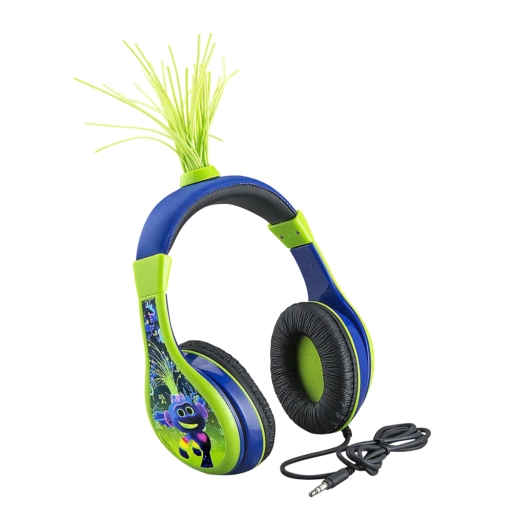 Trolls World Tour Wired Headphones for Kids- DJ Trollex