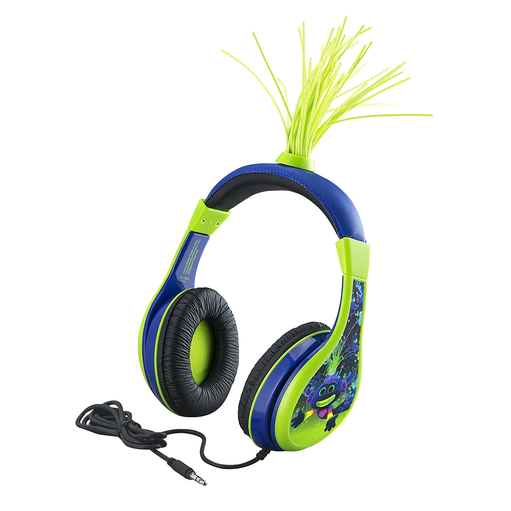 Trolls World Tour Wired Headphones for Kids- DJ Trollex