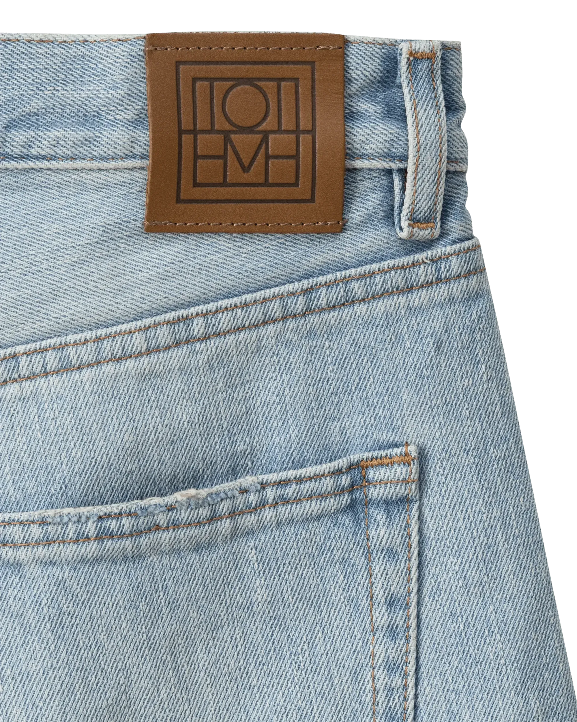 Twisted Seam Cropped Jeans