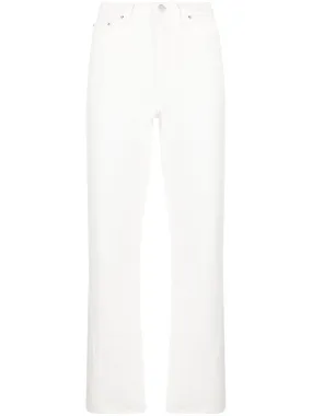 Twisted Seam Denim Full Length Jeans