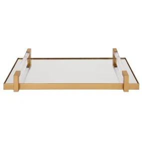 Uttermost Deki Gold Mirrored Tray