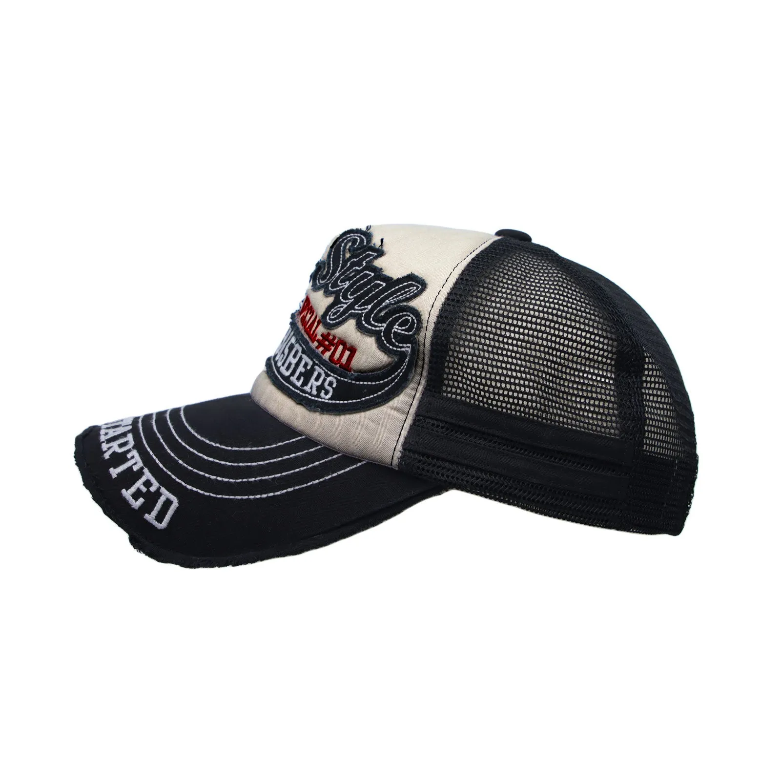 Vintage Baseball Cap Meshed Distressed Trucker Hat KR1251