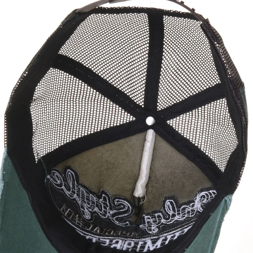 Vintage Baseball Cap Meshed Distressed Trucker Hat KR1251