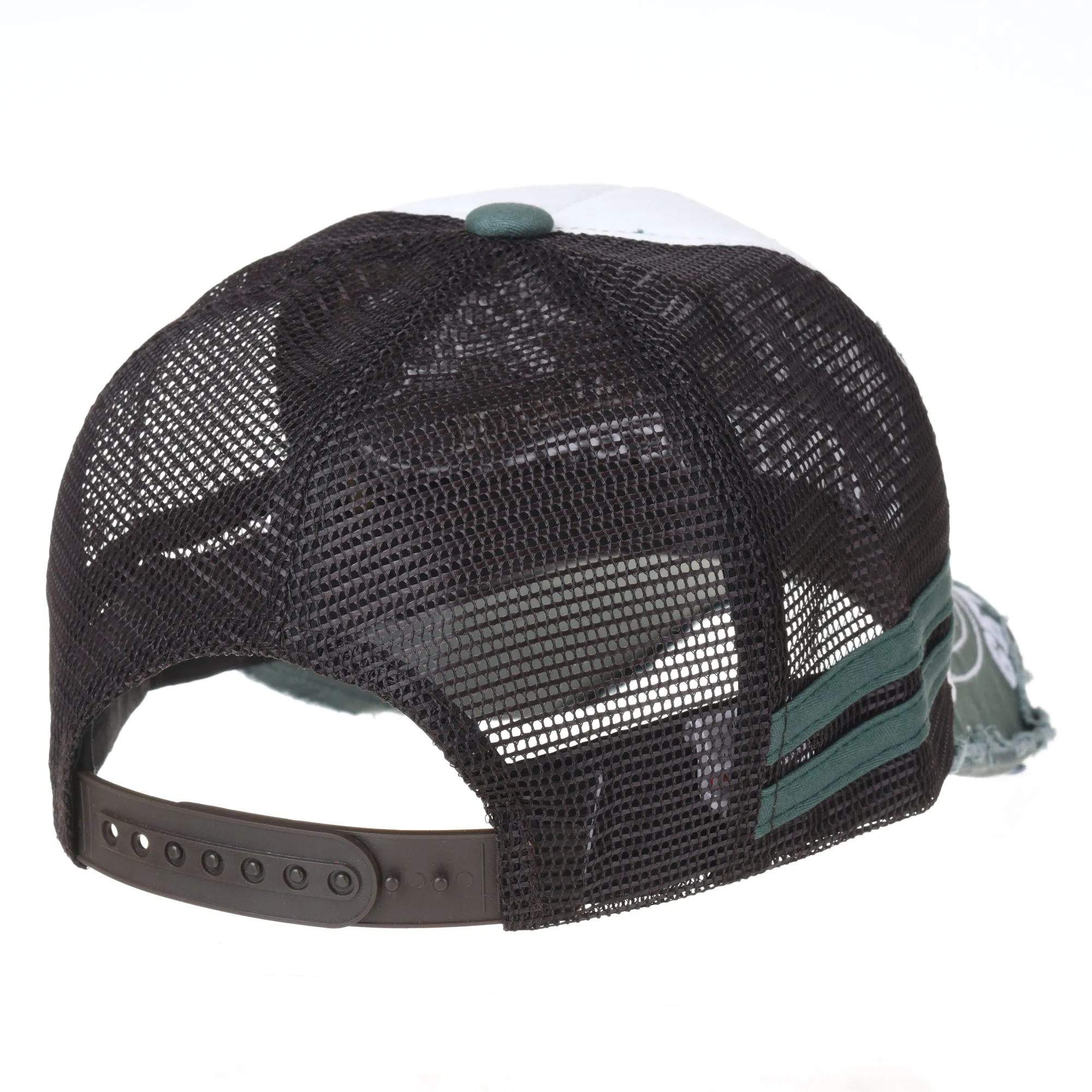 Vintage Baseball Cap Meshed Distressed Trucker Hat KR1251