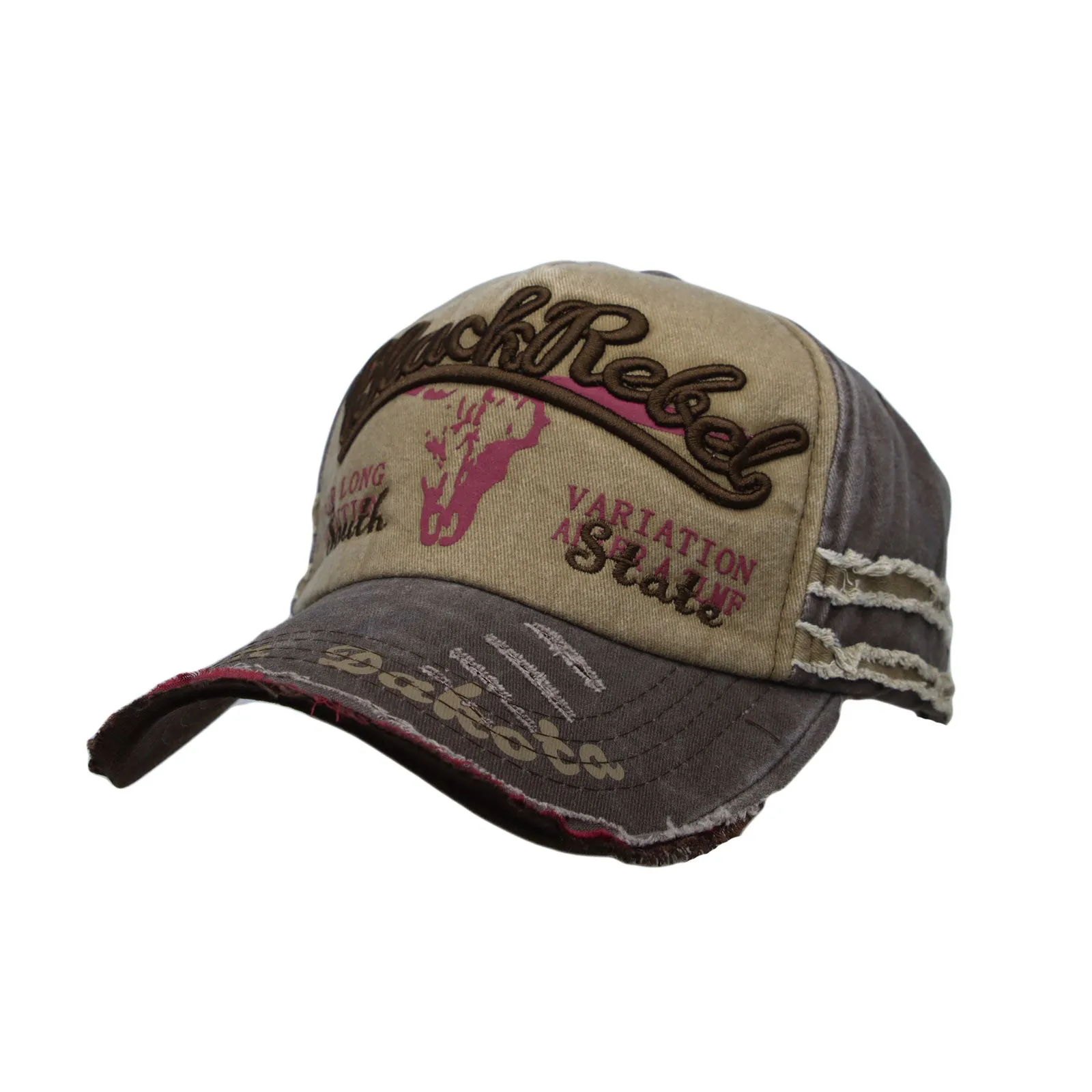 Vintage Baseball Cap Meshed Distressed Trucker Hat KR1252