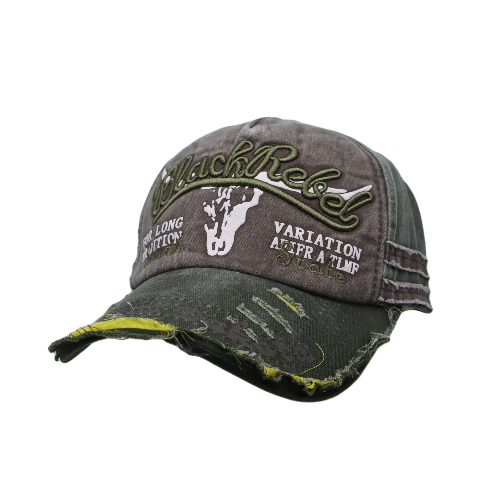Vintage Baseball Cap Meshed Distressed Trucker Hat KR1252