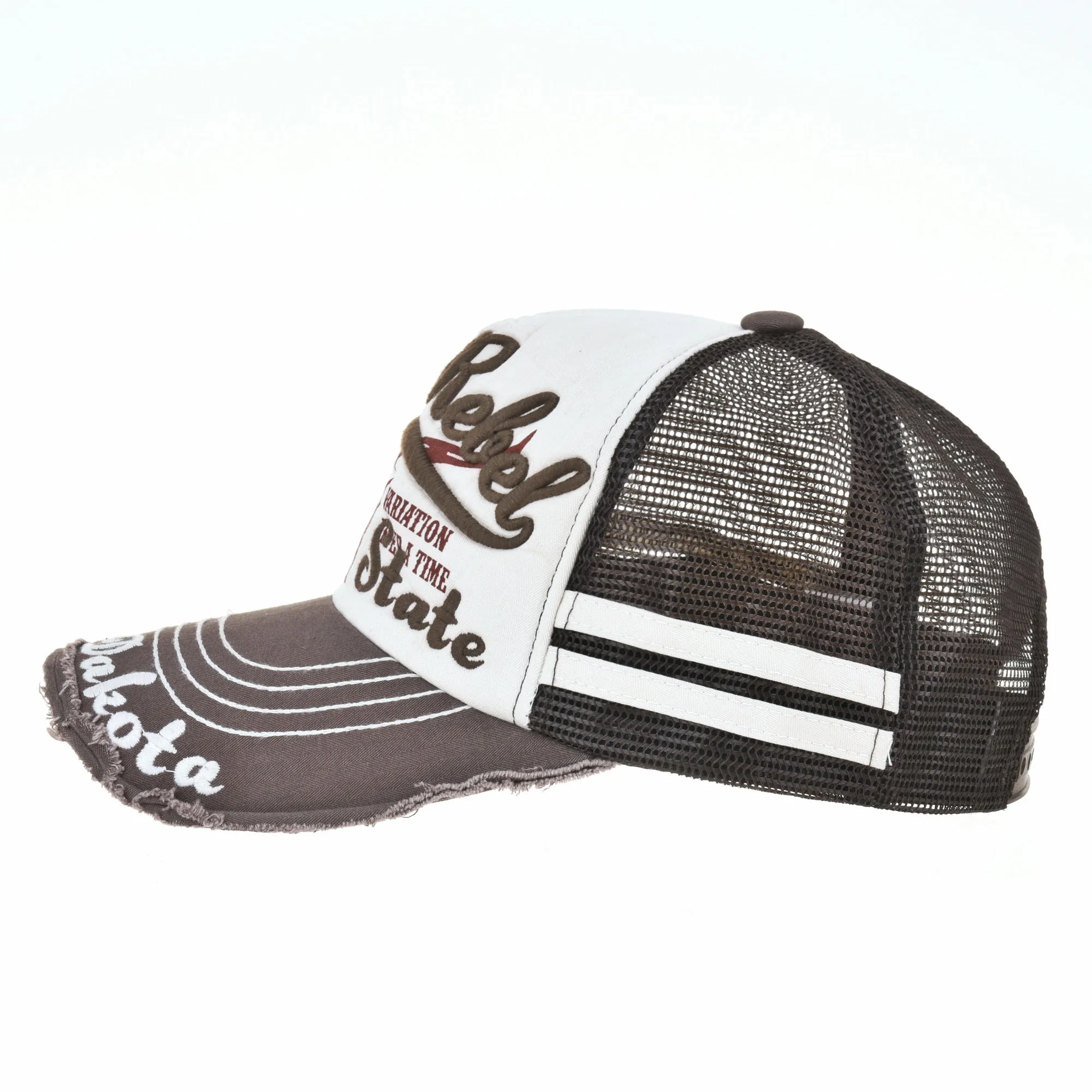Vintage Baseball Cap Meshed Distressed Trucker Hat KR1252