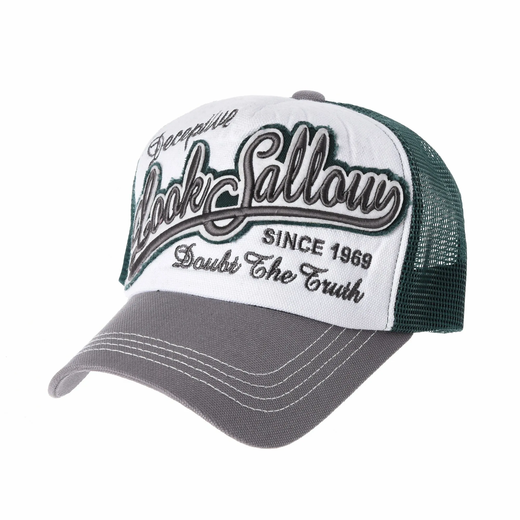 Vintage Baseball Cap Meshed Distressed Trucker Hat KR1629