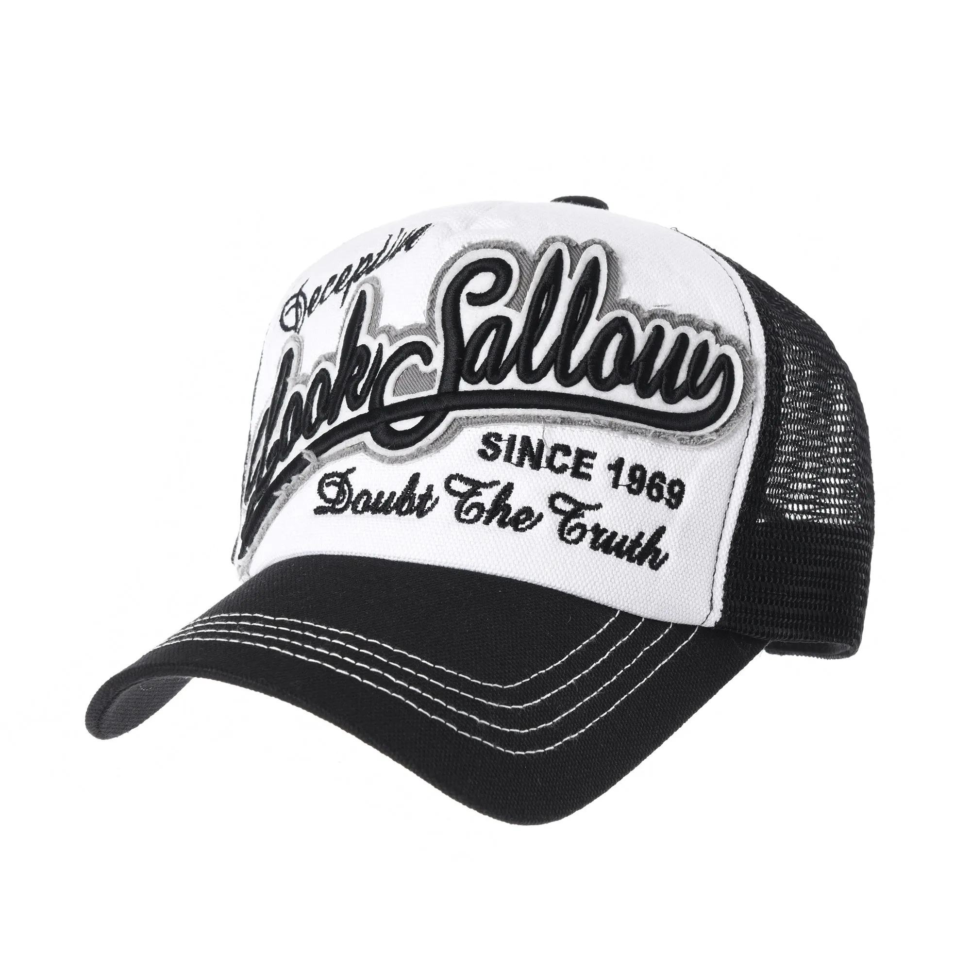 Vintage Baseball Cap Meshed Distressed Trucker Hat KR1629