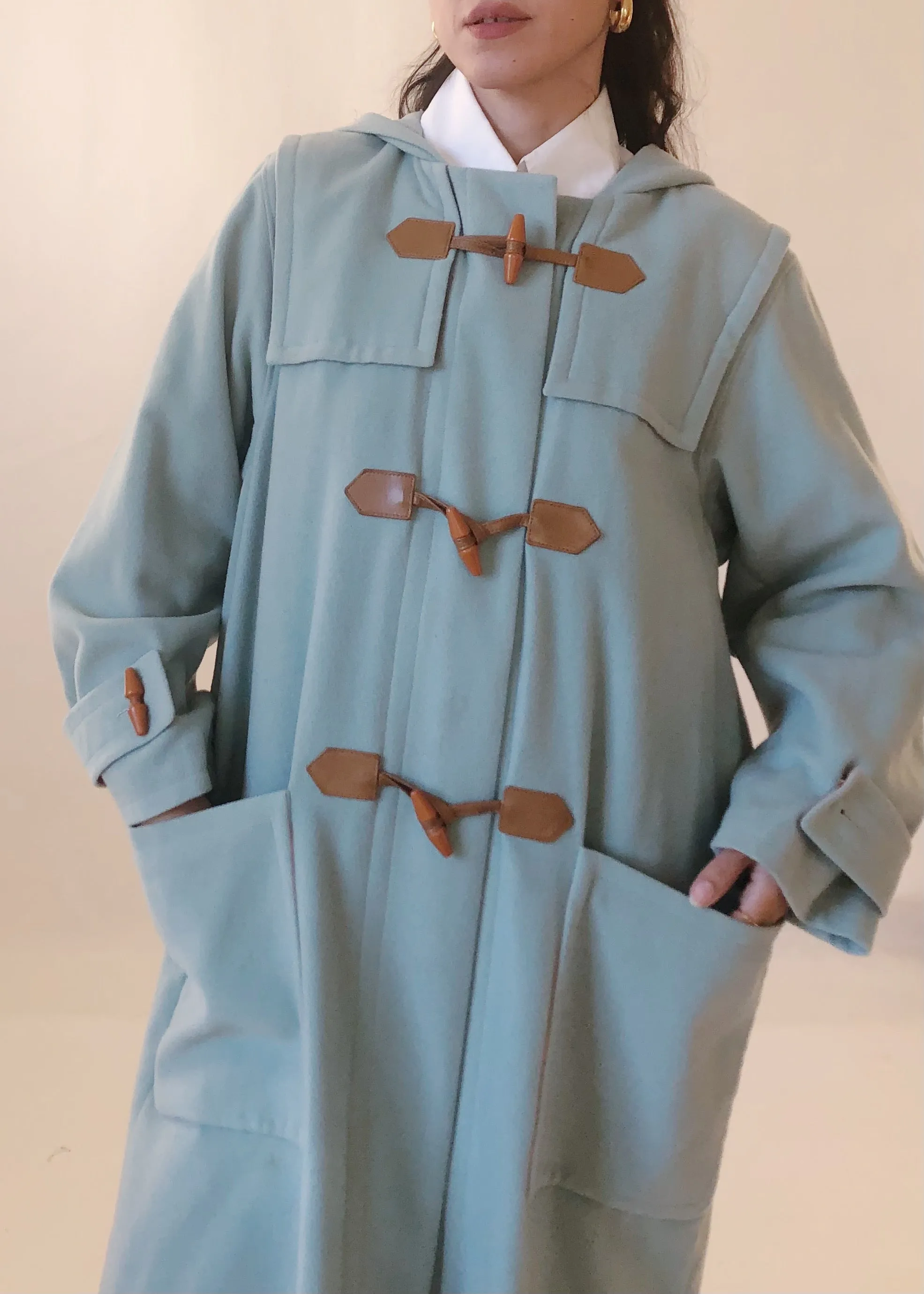 VIntage YSL Wool Cashmere Toggle Coat