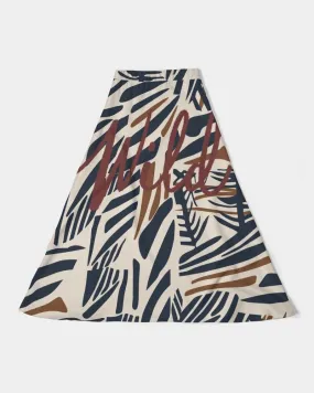 Women's A-Line Midi Skirt Go Wild