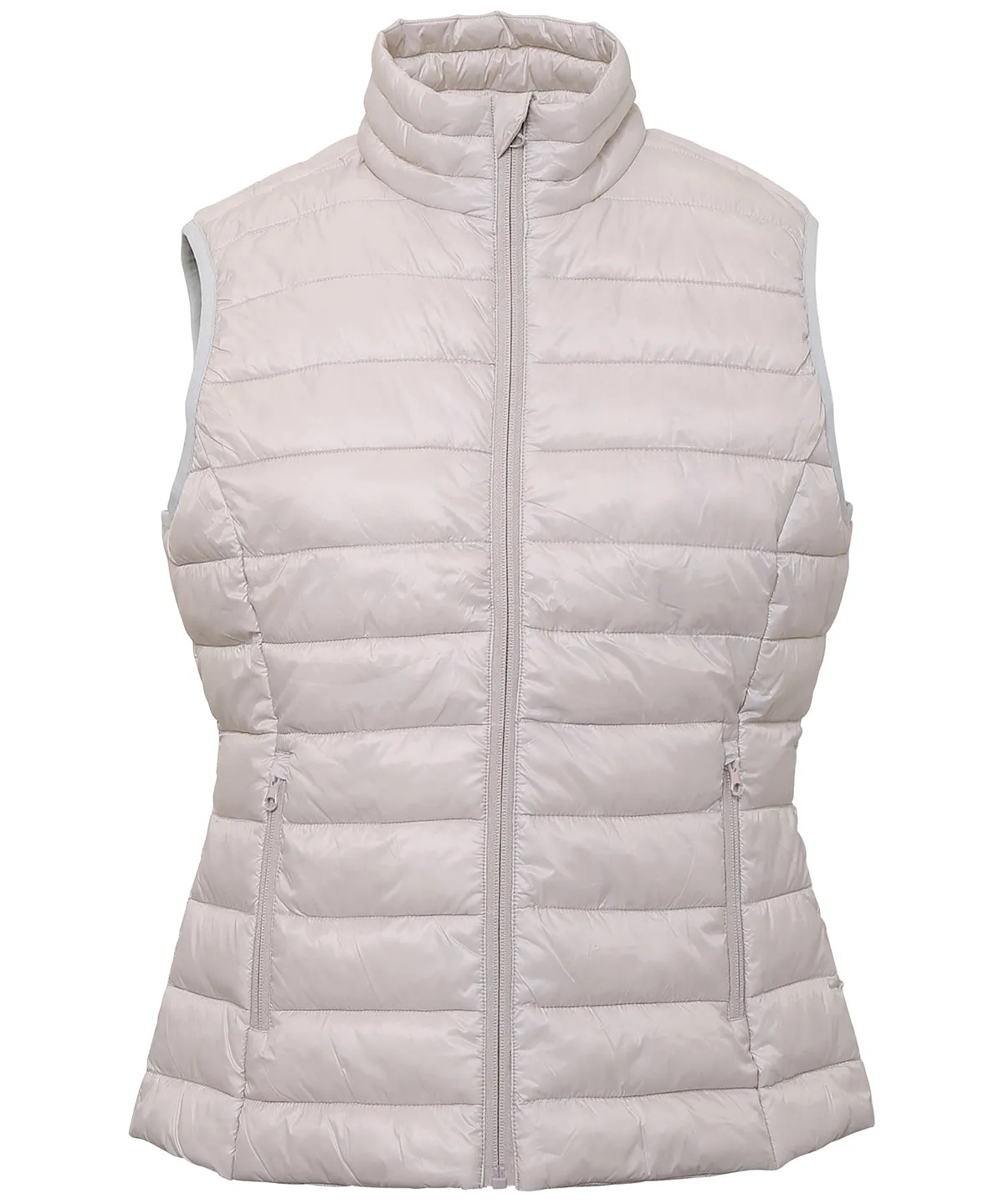 Womens terrain padded gilet | Oyster White