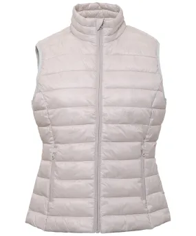 Womens terrain padded gilet | Oyster White