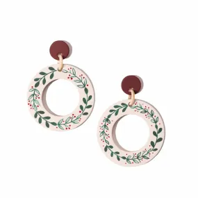 Wreath Dangle Earrings