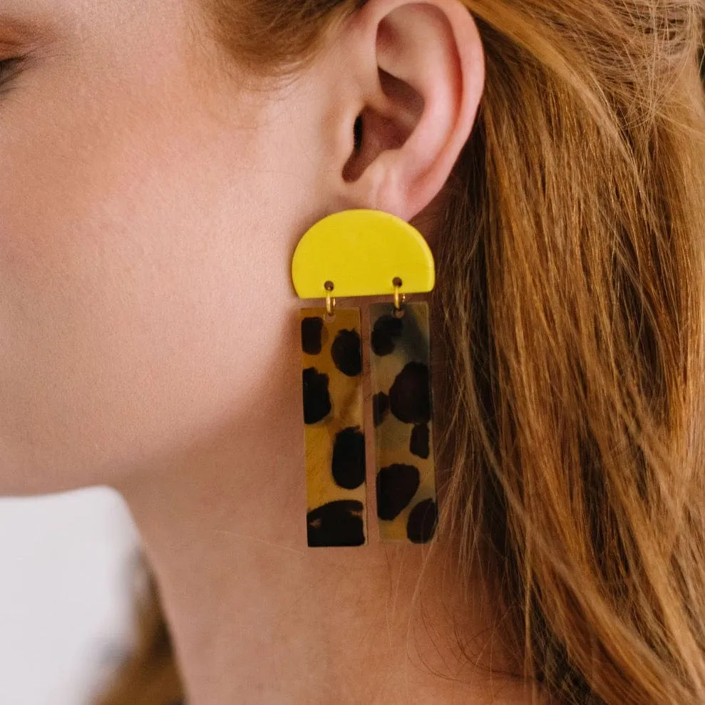 Yellow Sunrise Dangle