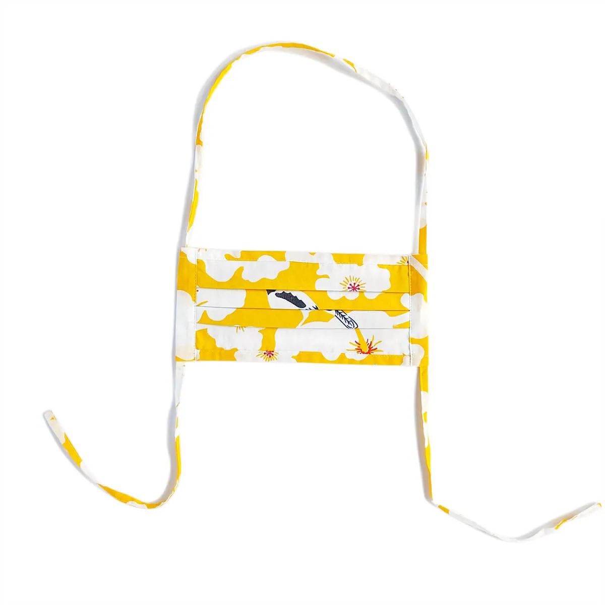 Yellow Weaver Cotton Face Mask