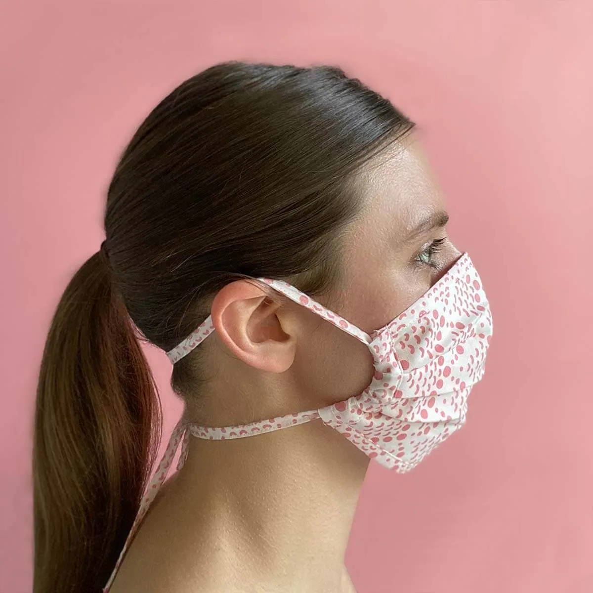 Yellow Weaver Cotton Face Mask